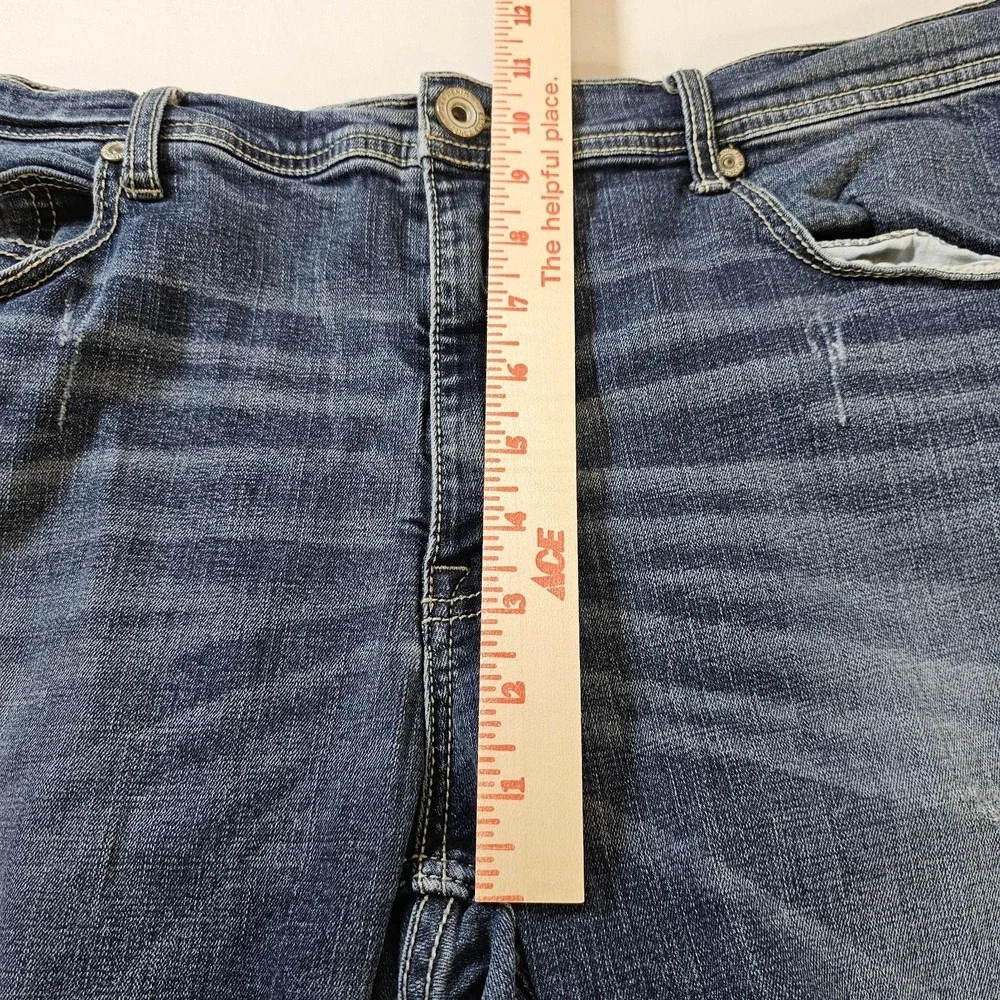 Buckle BKE Jeans Mens 36L 36x32 Blue Denim Tyler Boot Cut Faded Distressed EUC
